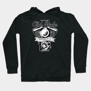 Old Style Motorcycle Riding Hoodie